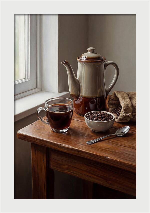 Coffee Still Life Serenity