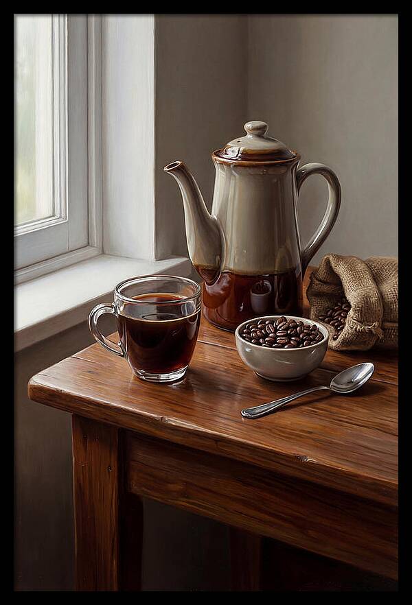 Coffee Still Life Serenity