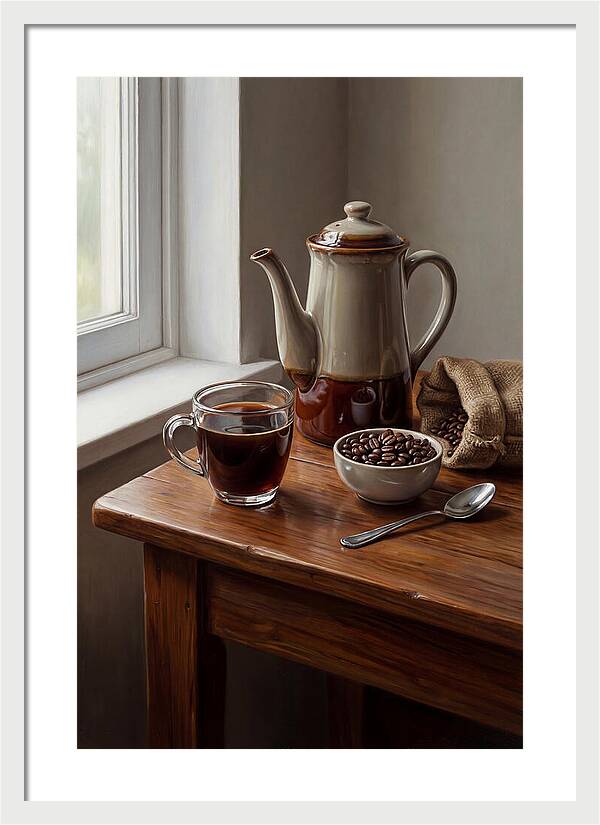 Coffee Still Life Serenity