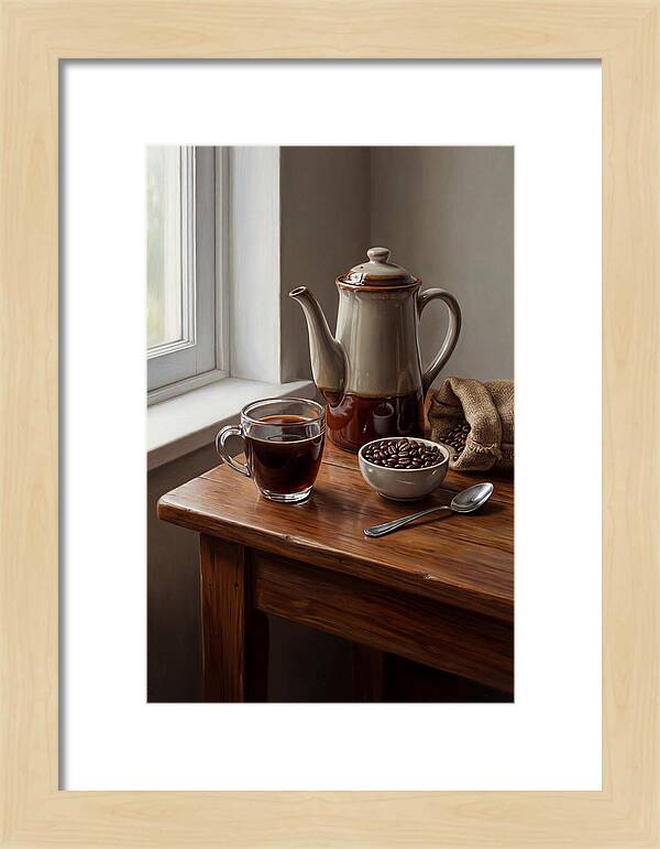 Coffee Still Life Serenity