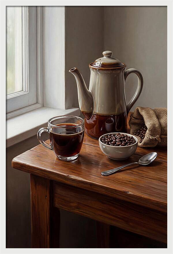 Coffee Still Life Serenity