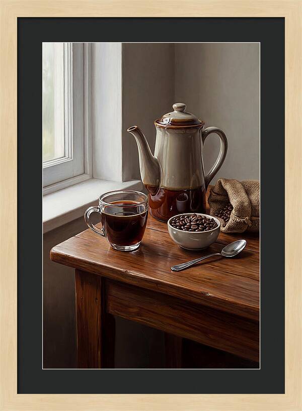 Coffee Still Life Serenity