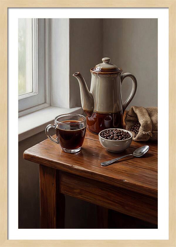 Coffee Still Life Serenity