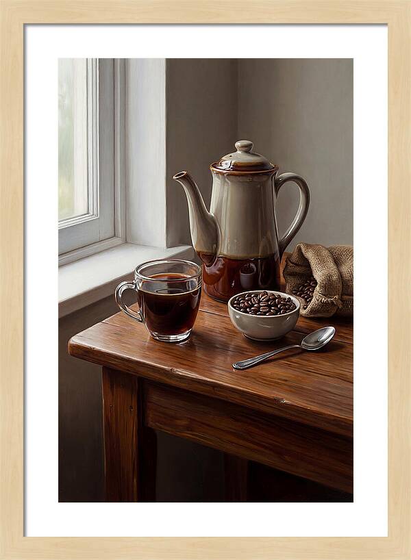 Coffee Still Life Serenity