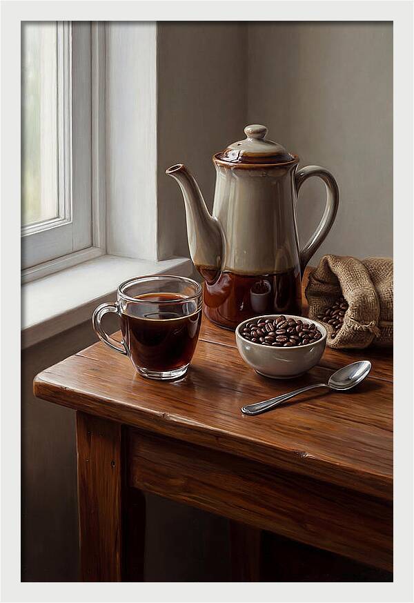Coffee Still Life Serenity