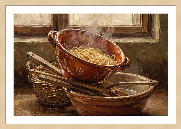 Colander Draining Pasta