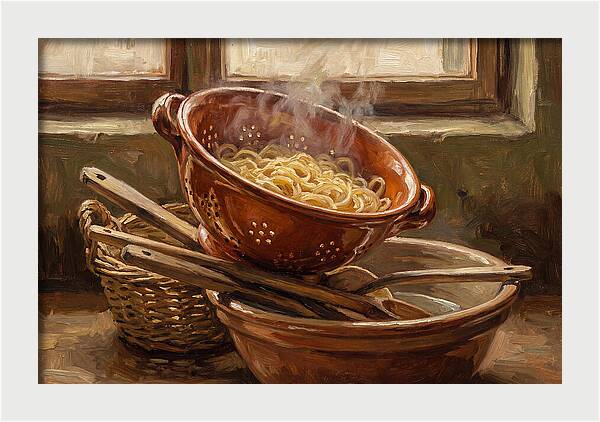 Colander Draining Pasta