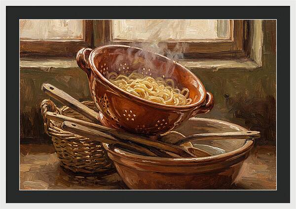 Colander Draining Pasta
