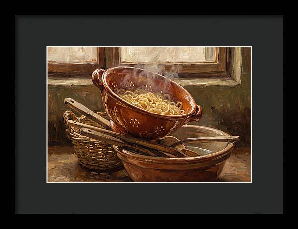 Colander Draining Pasta