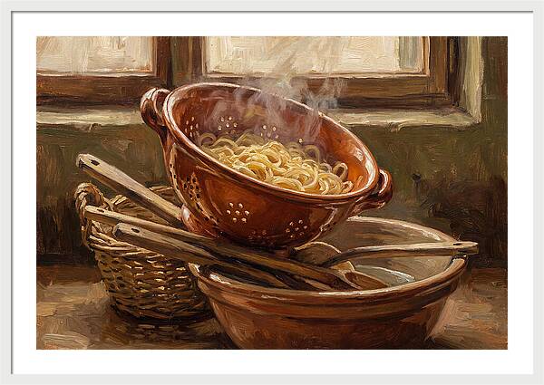 Colander Draining Pasta