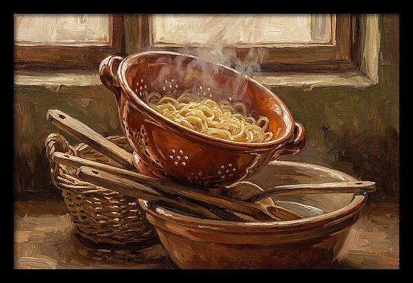Colander Draining Pasta