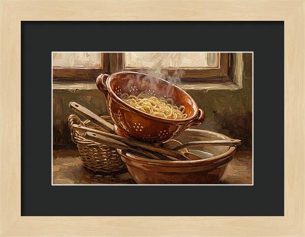 Colander Draining Pasta