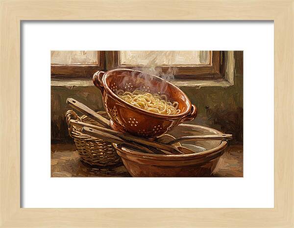 Colander Draining Pasta