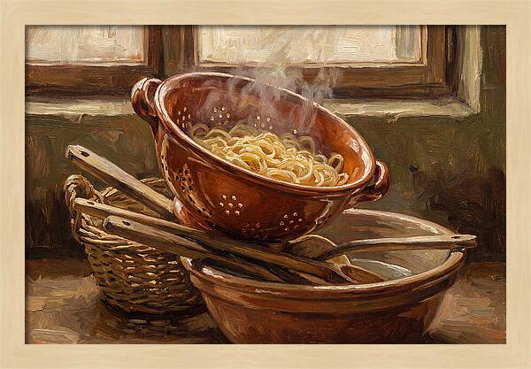 Colander Draining Pasta