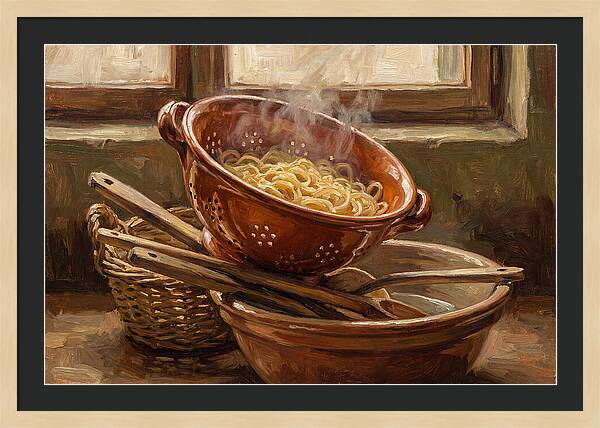 Colander Draining Pasta
