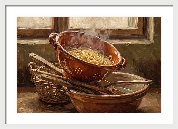 Colander Draining Pasta