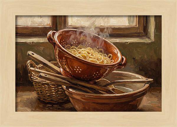 Colander Draining Pasta