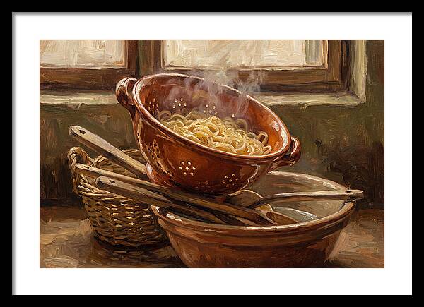 Colander Draining Pasta