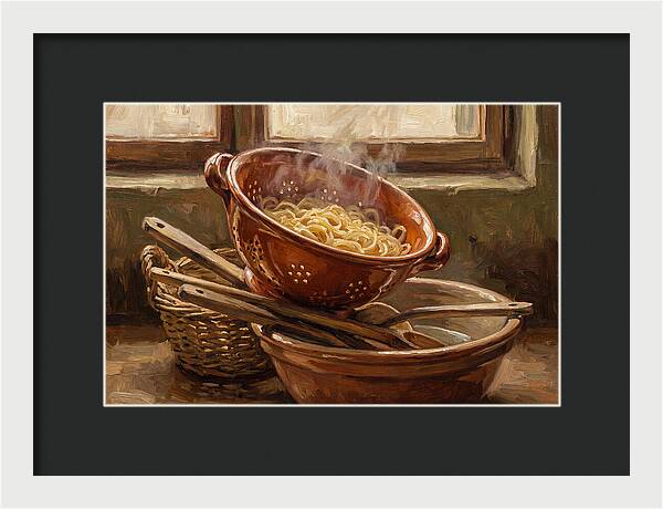 Colander Draining Pasta