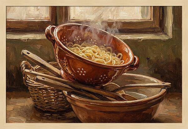 Colander Draining Pasta