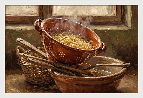 Colander Draining Pasta