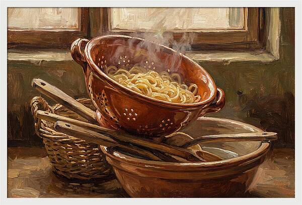 Colander Draining Pasta