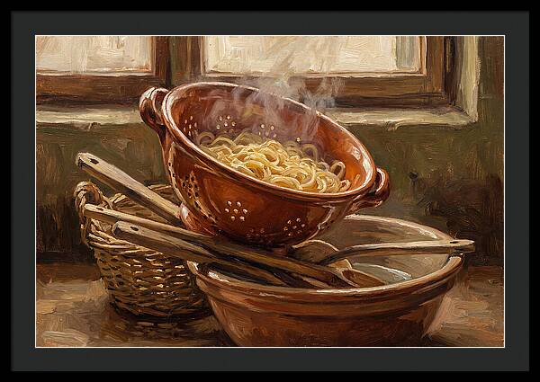 Colander Draining Pasta