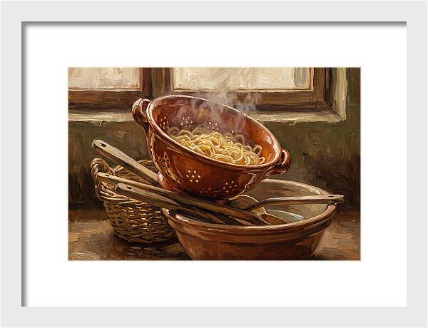 Colander Draining Pasta