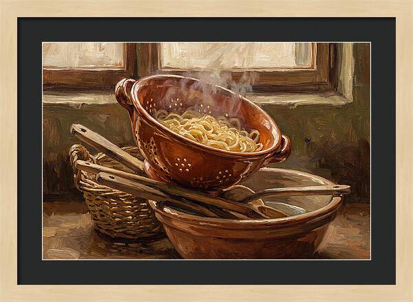 Colander Draining Pasta