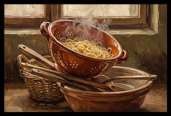 Colander Draining Pasta
