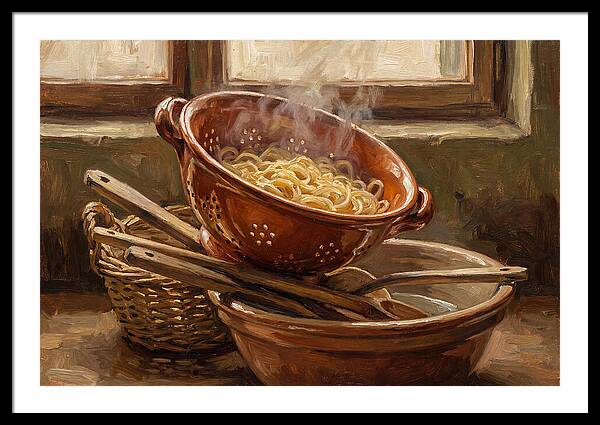 Colander Draining Pasta