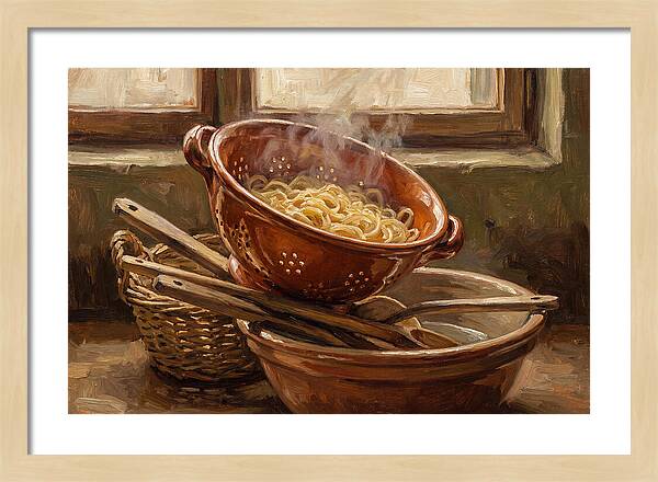 Colander Draining Pasta