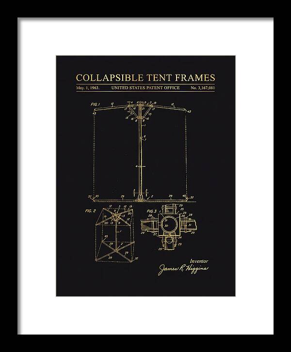 Collapsible Tent Frame Gold Patent Us3167081a