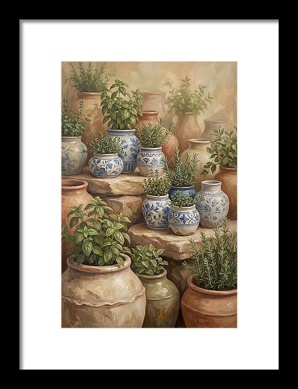 Collection Of Blue And White Ceramics