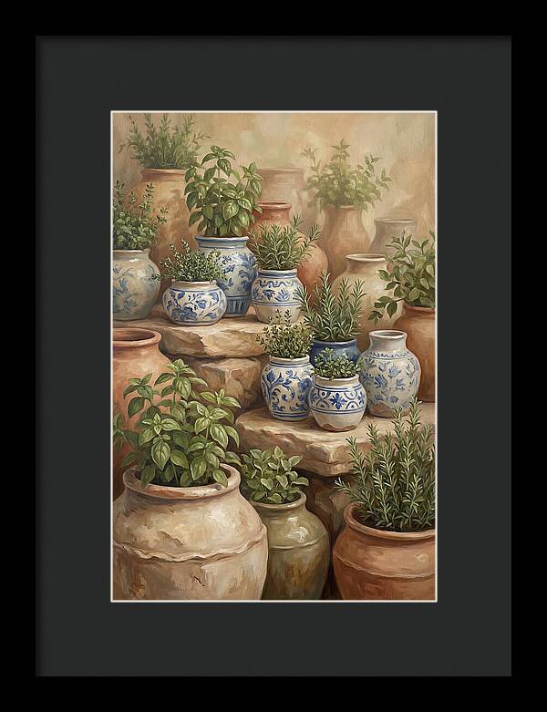 Collection Of Blue And White Ceramics