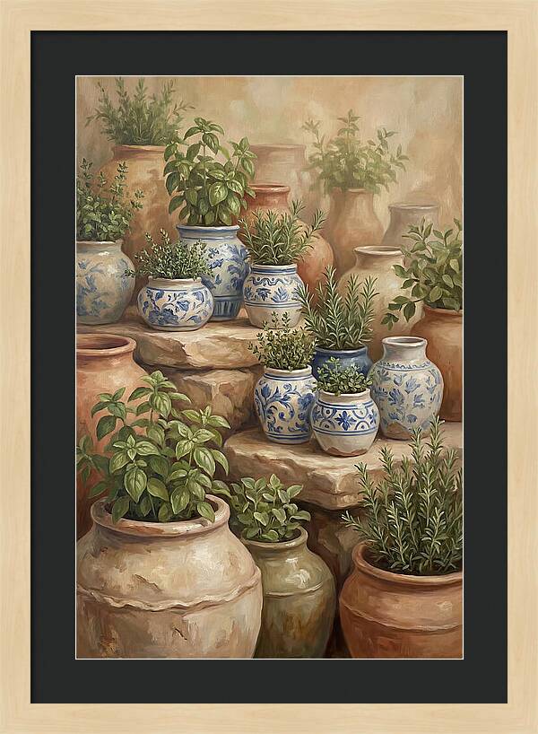 Collection Of Blue And White Ceramics