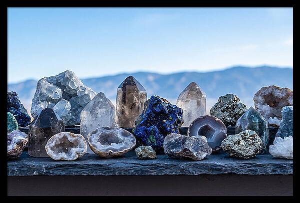 Collection Of Vibrant Crystals