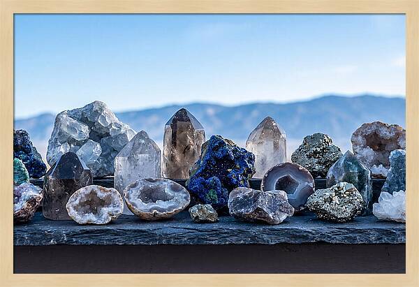 Collection Of Vibrant Crystals