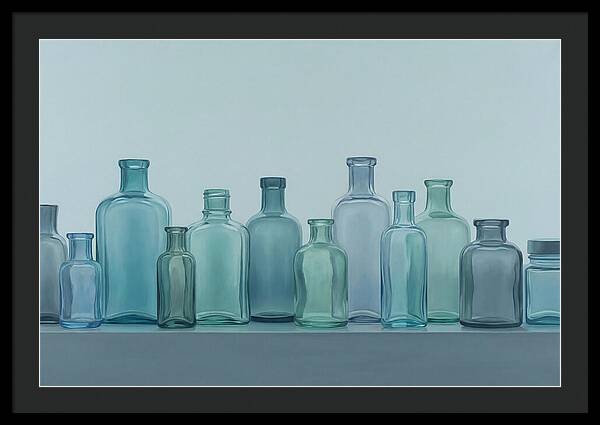 Collection Of Vintage Glass Bottles