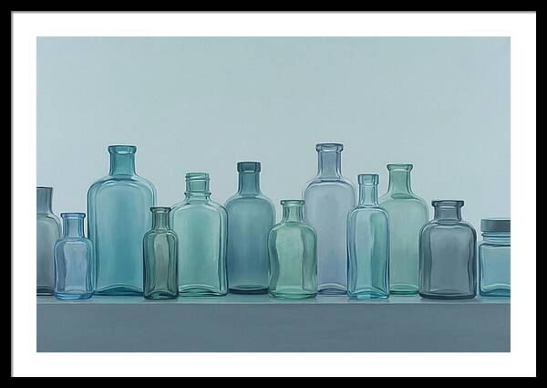 Collection Of Vintage Glass Bottles