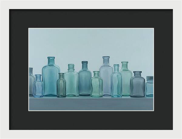 Collection Of Vintage Glass Bottles