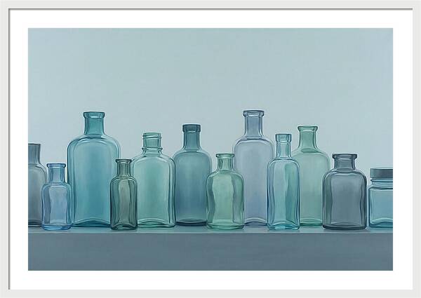 Collection Of Vintage Glass Bottles