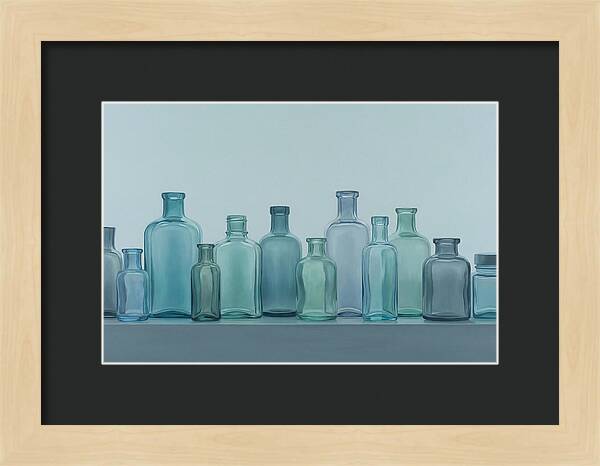 Collection Of Vintage Glass Bottles