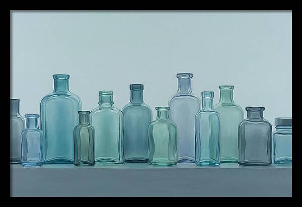 Collection Of Vintage Glass Bottles