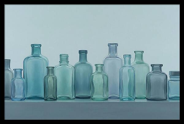 Collection Of Vintage Glass Bottles