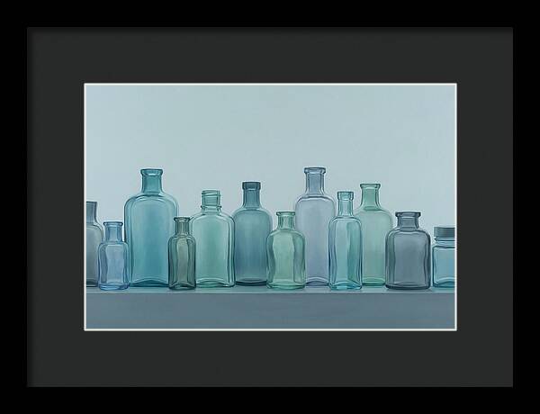 Collection Of Vintage Glass Bottles
