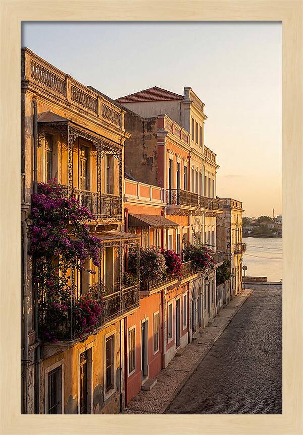 Colonial Charm At Golden Hour