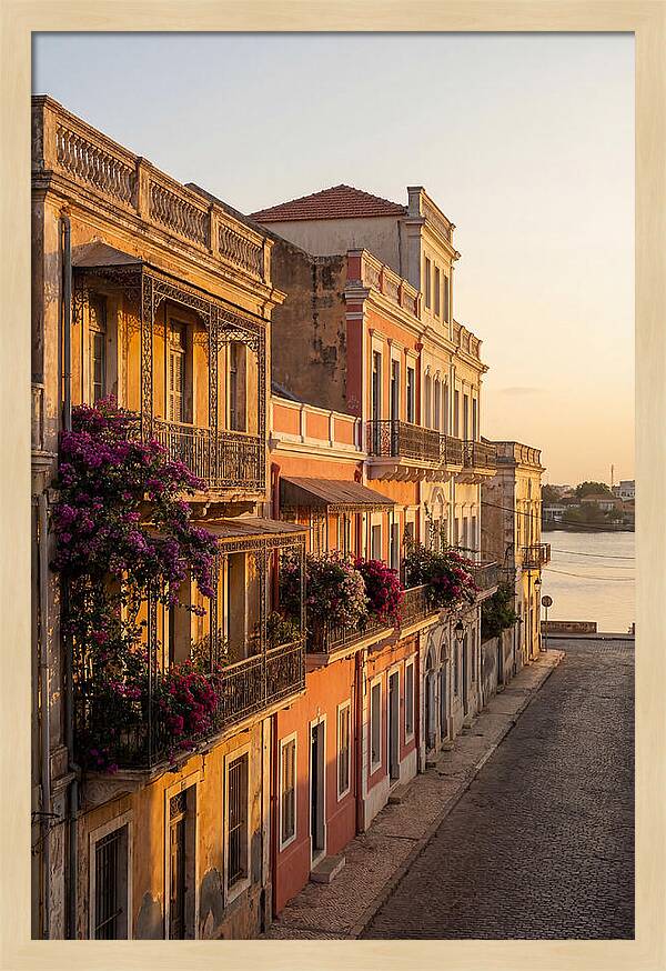 Colonial Charm At Golden Hour