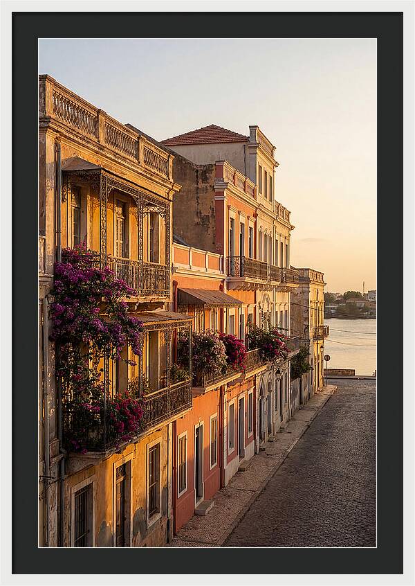 Colonial Charm At Golden Hour