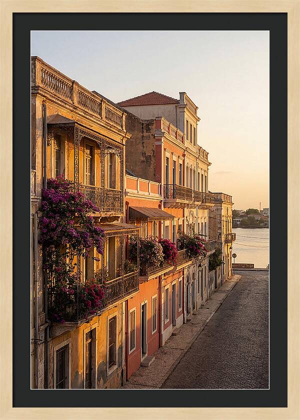 Colonial Charm At Golden Hour